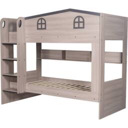 Seconique Hector Bunk Bed in Grey - Size: Single - thumbnail 4