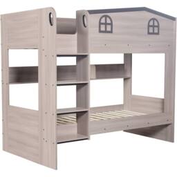 Seconique Hector Bunk Bed in Grey - Size: Single - thumbnail 2