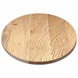 Berkfield Home Table Top 140x60x2 cm Solid Wood Oak Oval in Brown - Size: 140 x 60 x 2 cm - thumbnail 6