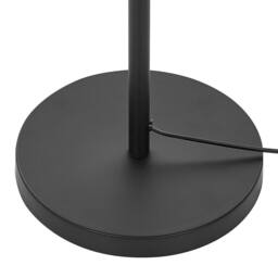 Wyld and Coco Black Steel Floor Lamp Round Base Dome Shade Industrial Ambient - thumbnail 7