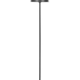 Wyld and Coco Black Steel Floor Lamp Round Base Dome Shade Industrial Ambient - thumbnail 2