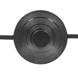 Wyld and Coco Black Steel Floor Lamp Round Base Dome Shade Industrial Ambient - thumbnail 8