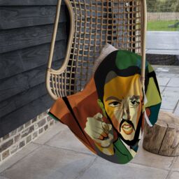 Benjamin Tate Design cubism art style, politician Designer Blanket in Natural - Size: 120 cm x 150 cm - thumbnail 3