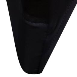 Berkfield Home Fabric Chair Cover Stretch Black 18 pcs - thumbnail 6