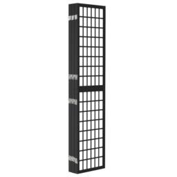Berkfield Home Folding 6-Panel Room Divider Japanese Style 240x170 cm Black - thumbnail 4