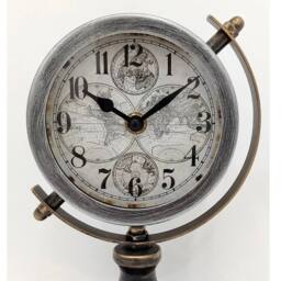 Minster 22cm Table Clock for Living Room/Hallway/Dining Room - Metal in Bronze - thumbnail 2