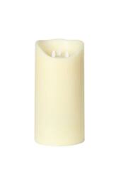 KDMD Moving Flame LED Candle 15 x 30cm in Cream - Size: 15 x 30 cm