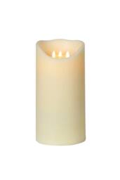 KDMD Moving Flame LED Candle 15 x 30cm in Cream - Size: 15 x 30 cm - thumbnail 6