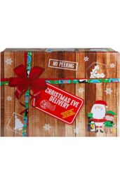 VFM e-Store Christmas Eve Box Favour Boxes, for Xmas in Brown