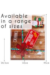 VFM e-Store Christmas Eve Box Favour Boxes, for Xmas in Brown - thumbnail 3