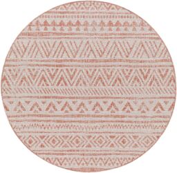 Livabliss Eagean-Global Green Ivory Yellow Pink Brown In- & Outdoor Rug - Size: 160 cm diameter - thumbnail 2
