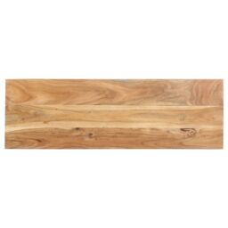 Berkfield Home Console Table 110x35x75 cm Solid Acacia Wood in Brown - Size: 110 x 35 x 75 cm - thumbnail 3