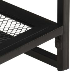 Berkfield Home Console Table 110x35x75 cm Solid Acacia Wood in Brown - Size: 110 x 35 x 75 cm - thumbnail 5