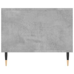Berkfield Home Coffee Table Concrete Grey 90x50x40 cm Engineered Wood - Size: 90 x 50 x 40 cm - thumbnail 7