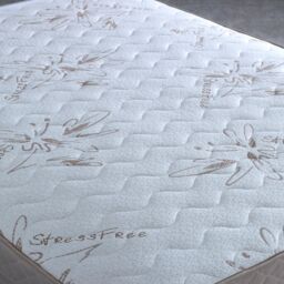 Bedmaster Memory Stressfree Pocket Sprung Memory Foam Mattress in Light Brown - Size: Small Single - thumbnail 2