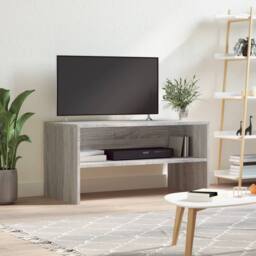 Berkfield Home TV Cabinet Grey Sonoma 80x40x40 cm Engineered Wood - Size: 80 x 40 x 40 cm - thumbnail 2