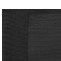 Berkfield Home 4 Piece Garden Lounge Set Fabric & Steel Black - thumbnail 5