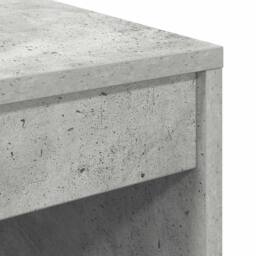Berkfield Home Modern Writing Desk Concrete grey MDF with concrete look 70 x 50 - thumbnail 8