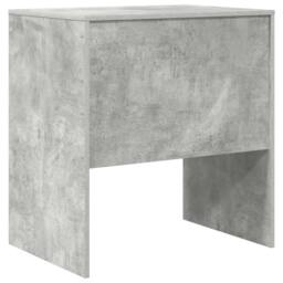 Berkfield Home Modern Writing Desk Concrete grey MDF with concrete look 70 x 50 - thumbnail 7