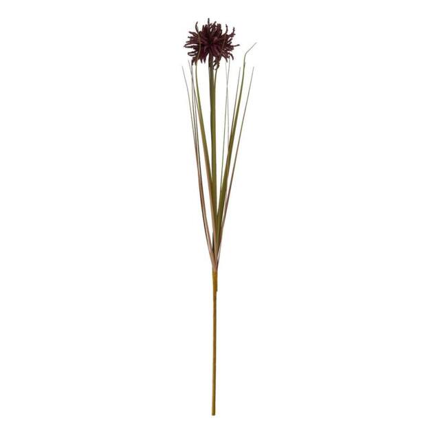 Wyld Haus Set of 3 Burgundy Aster Spider Chrysanthemum Artificial Stems 80 cm - image 1