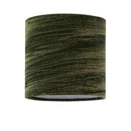 First Choice Lighting Chrome Jewelled Table Lamp with Green Crushed Velvet Shade in Silver - thumbnail 3