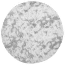 Berkfield Home Shaggy Rug High Pile NAVARRA Light Grey 160x160 cm Polyester - Size: Medium - thumbnail 2