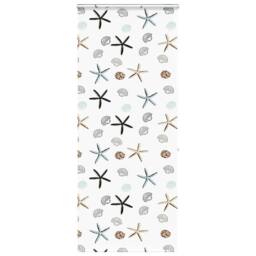 Berkfield Home Shower Roller Blind with Cassette 90x240 cm Fabric Width 86 cm in White - thumbnail 2