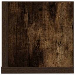 Berkfield Home Decorative Wall Shelves 2 pcs Smoked Oak 75x16.5x16.5 cm Engineer in Brown - thumbnail 6