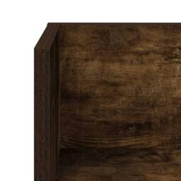 Berkfield Home Decorative Wall Shelves 2 pcs Smoked Oak 75x16.5x16.5 cm Engineer in Brown - thumbnail 9