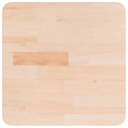 Berkfield Home Square Table Top 40x40x1.5 cm Untreated Solid Wood Oak in Natural