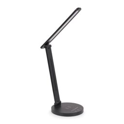 ValueLights Kiko Black Adjustable Dimmable LED Wireless Charger Desk Lamp - thumbnail 2