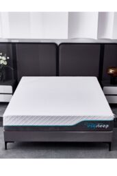 Ezysleep 24cm Astra Foam Hybrid Mattress - 5 Year Guarantee in White - Size: Small Double - thumbnail 2