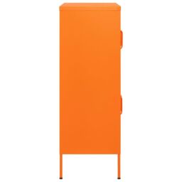 Berkfield Home Storage Cabinet Orange 80x35x101.5 cm Steel - thumbnail 4