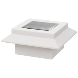 Berkfield Home Outdoor Solar Lamps 6 pcs LED Square 12 cm White - thumbnail 9