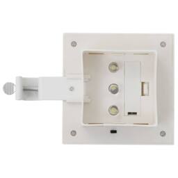 Berkfield Home Outdoor Solar Lamps 6 pcs LED Square 12 cm White - thumbnail 7