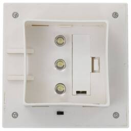 Berkfield Home Outdoor Solar Lamps 6 pcs LED Square 12 cm White - thumbnail 8