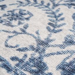 Kukoon 80x150cm Beige Blue Washable Indoor Doormat Front Door Entrance Rug - Size: 80 cm x 150 cm - thumbnail 6