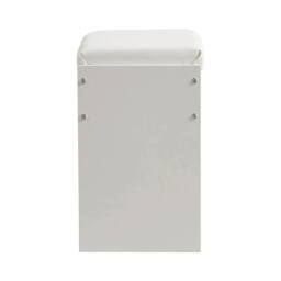 FORGEVIO White Dressing Table Stool Makeup Chair Soft Padded Cushion - thumbnail 7