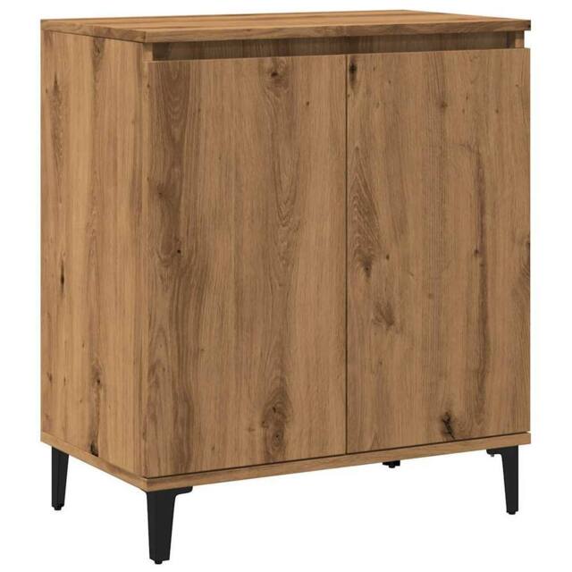 Berkfield Home Sideboard Artisan Oak 60x35x70 cm Engineered Wood in Brown - Size: 60 x 35 x 70 cm - image 1