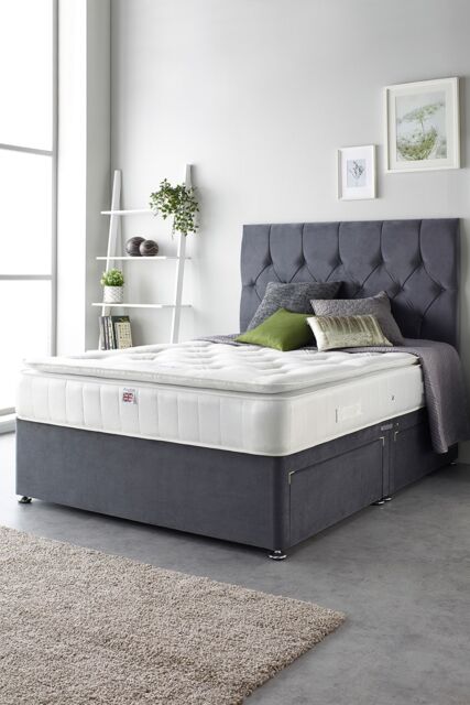 Aspire Natural Cashmere Pillowtop Mattress in White - Size: King - image 1