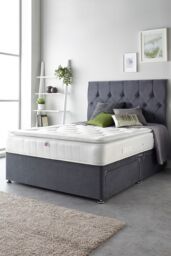 Aspire Natural Cashmere Pillowtop Mattress in White - Size: King - thumbnail 1