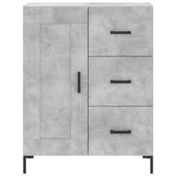 Berkfield Home Highboard Concrete Grey 69.5x34x180 cm Engineered Wood - thumbnail 8