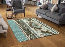 Benjamin Tate Design Egyptian, Greek, Roman Style Designer Rug in Natural - Size: Large - thumbnail 2