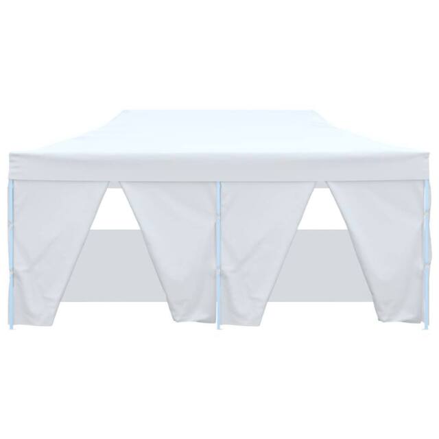 Berkfield Home Professional Folding Party Tent with 4 Sidewalls 3x6 m Steel White - image 1