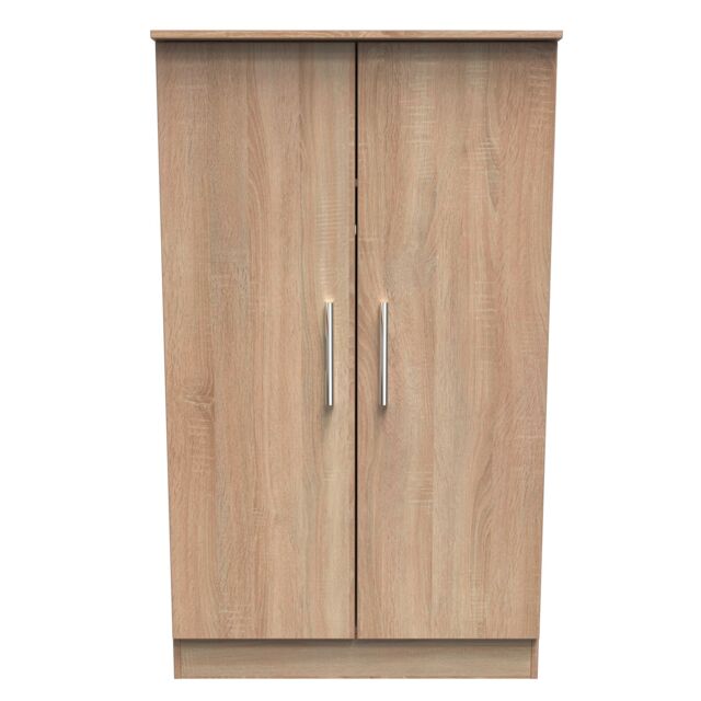 Ready Assembled 2 U Trent 2 Door Midi Wardrobe (Ready Assembled) in Light Oak - image 1