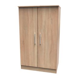 Ready Assembled 2 U Trent 2 Door Midi Wardrobe (Ready Assembled) in Light Oak - thumbnail 3