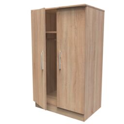 Ready Assembled 2 U Trent 2 Door Midi Wardrobe (Ready Assembled) in Light Oak - thumbnail 5