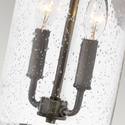 Netlighting Hinkley Willoughby Outdoor Wall Lantern Oil Rubbed Bronze IP44 in Brown - thumbnail 4