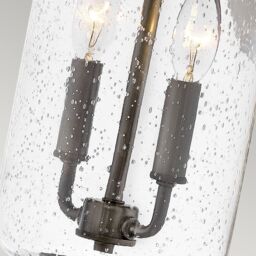 Netlighting Hinkley Willoughby Outdoor Wall Lantern Oil Rubbed Bronze IP44 in Brown - thumbnail 3