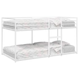 Berkfield Home Bunk Bed without Mattress White 80x200 cm Steel